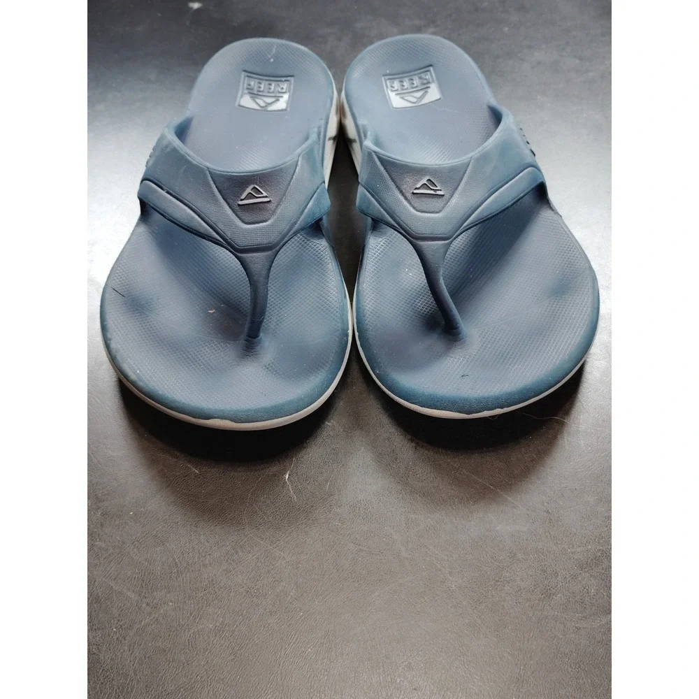 Reef Cushion Phantom Flip Flops Sandals Men 12 Navy Blue Comfort Arch Support